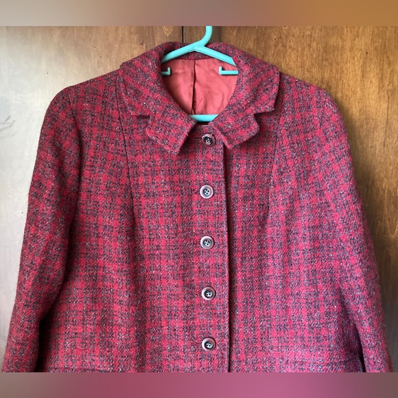 Harris Tweed Vintage Women’s coat size M - Picture 6 of 14
